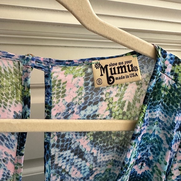 Show Me Your Mumu Rainey Snakeskin Mini Dress - Picture 4 of 7